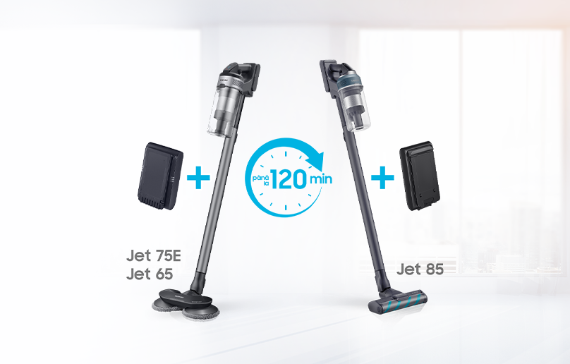 Скидка -50% на батарею при покупке с пылесосом Jet